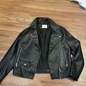 Zara leather jacket
